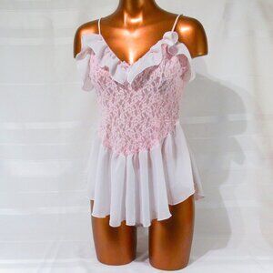 DBJ Pretty Chiffon Vintage Babydoll L